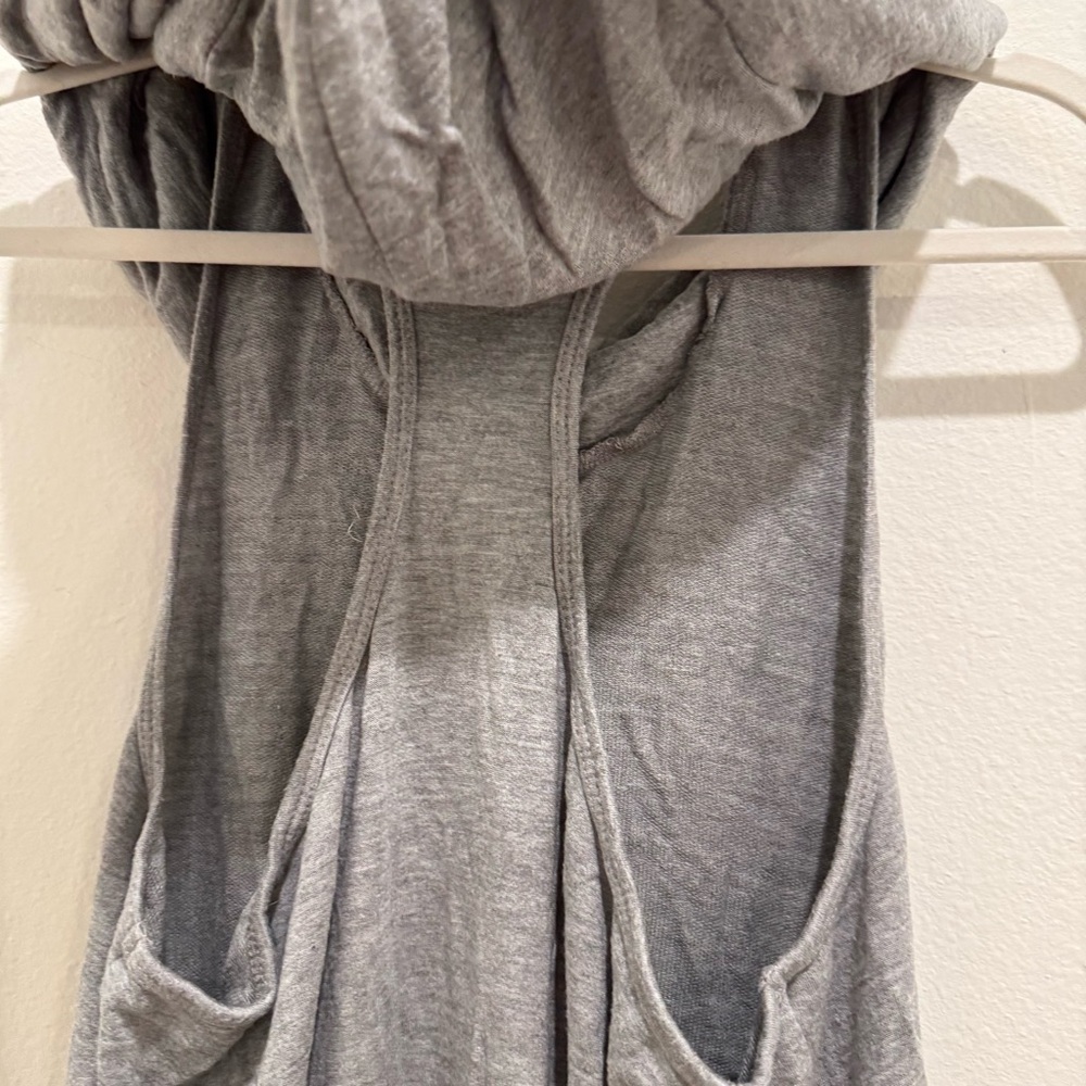 Pink Lotus Heather Gray Top - Picture 7 of 9